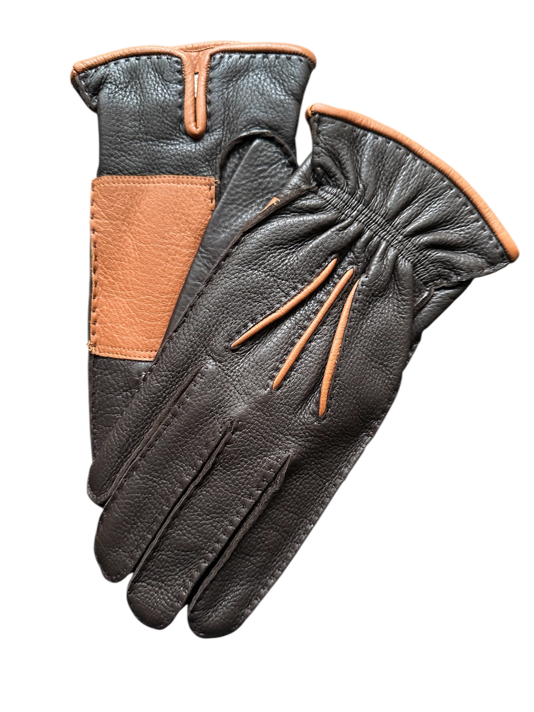 Deerskin gloves cashmere lined